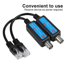 1Pair 10/100Mbps 1CH Passive IP Network Coaxial Transmitter Receiver