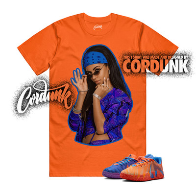 Ja 3 Zero Gravity Blue Crystal Turf Orange New York T Shirt Match LIYAH