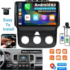 Car Stereo Radio for Dodge RAM 1500 2500 3500 2013 2014 2015 2016 2017 2018 4GB