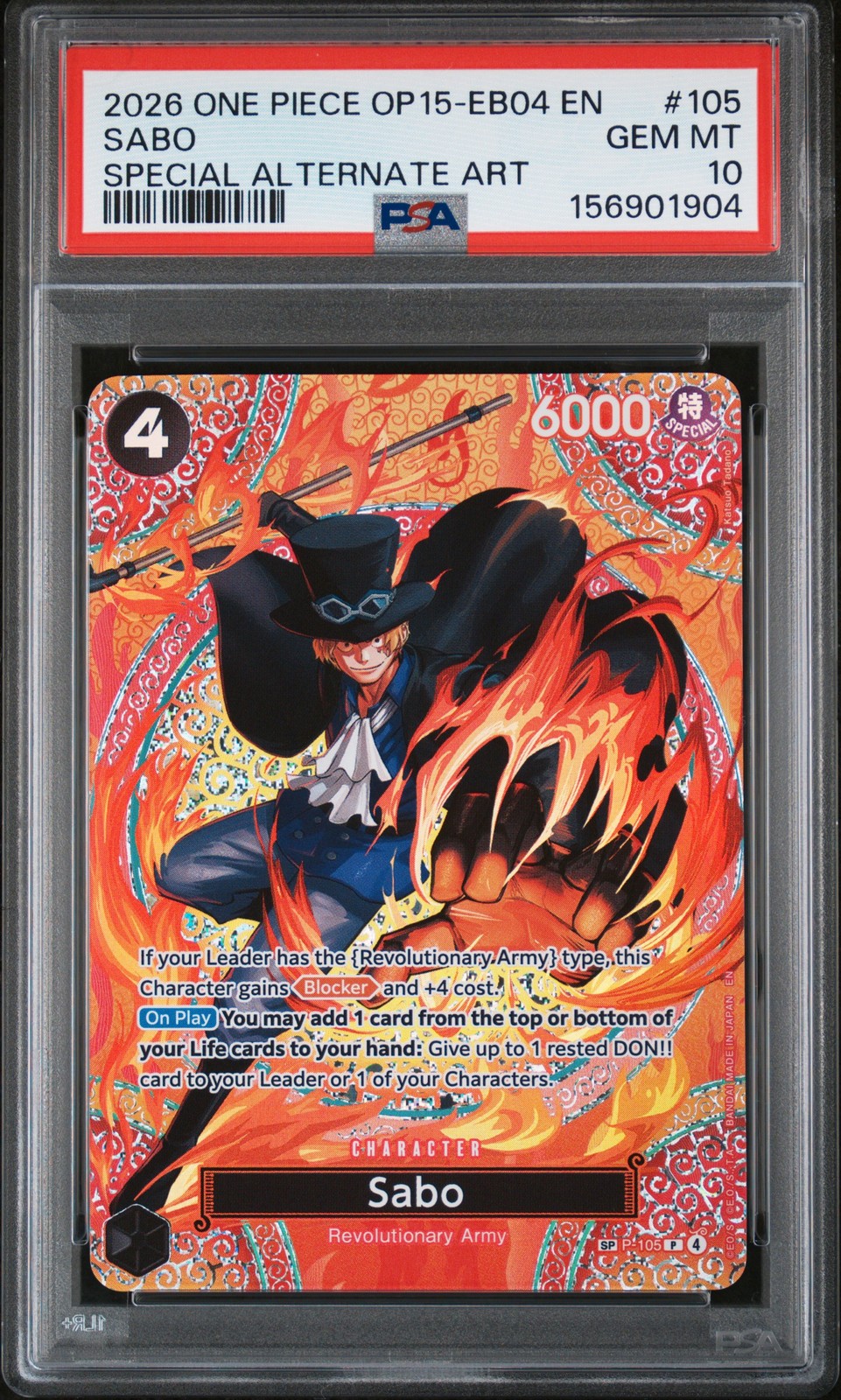 Sabo 2026 Adventure on Kami's Island #P-105 Promo (SP) Price Guide