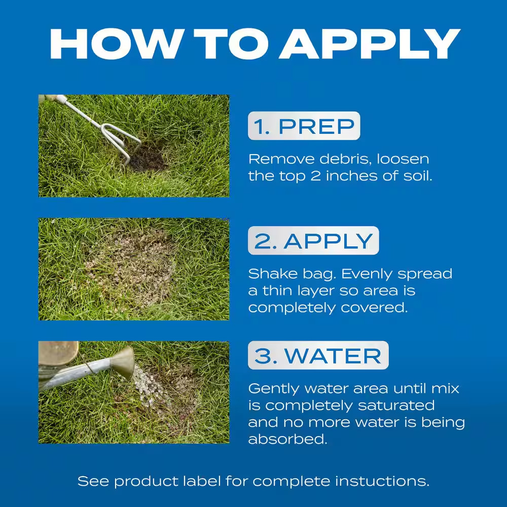 Patchmaster 4.75 Lbs. Lawn Repair Mix Sun + Shade Mix, Combination Grass Seed, F