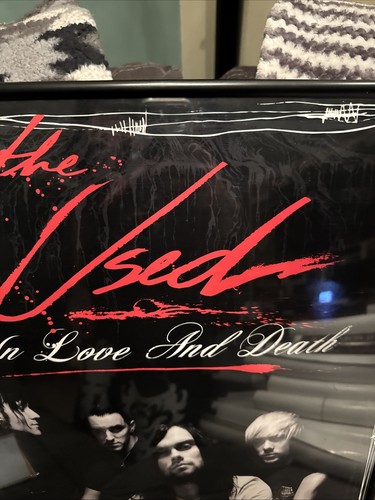 The Used In Love And Death 18x24” Promo Poster 2004 New Old Stock Mint Framed - Picture 3 of 16