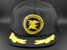 Vintage NRA National Rifle Association Snapback Mesh Trucker Hat One Size USA