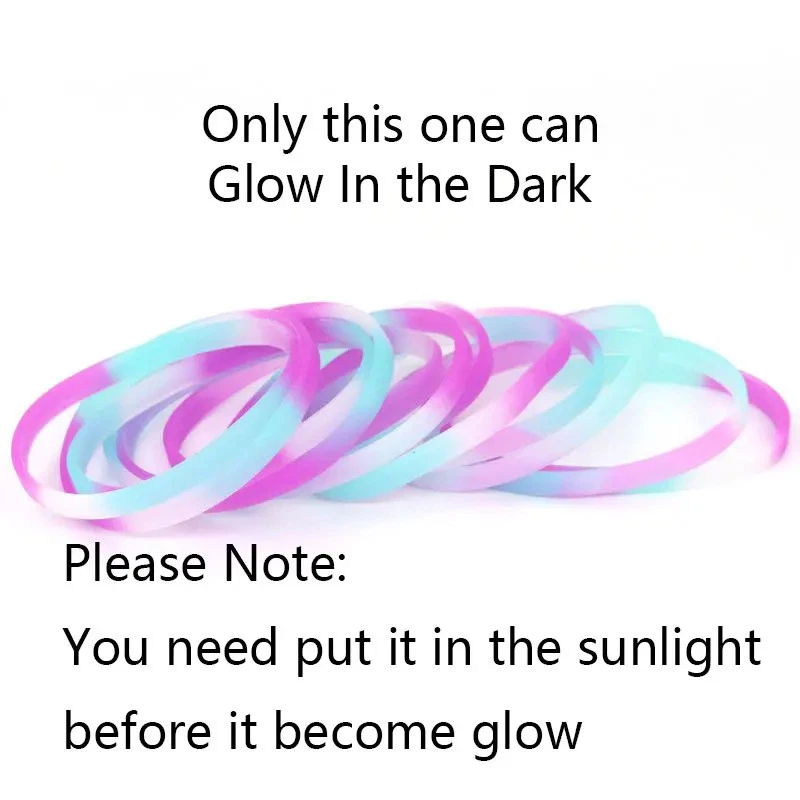 Pulseras pulseras de goma de silicona de 5 piezas para hombre color liso duraderas joyas para exteriores Foto 3 de 4