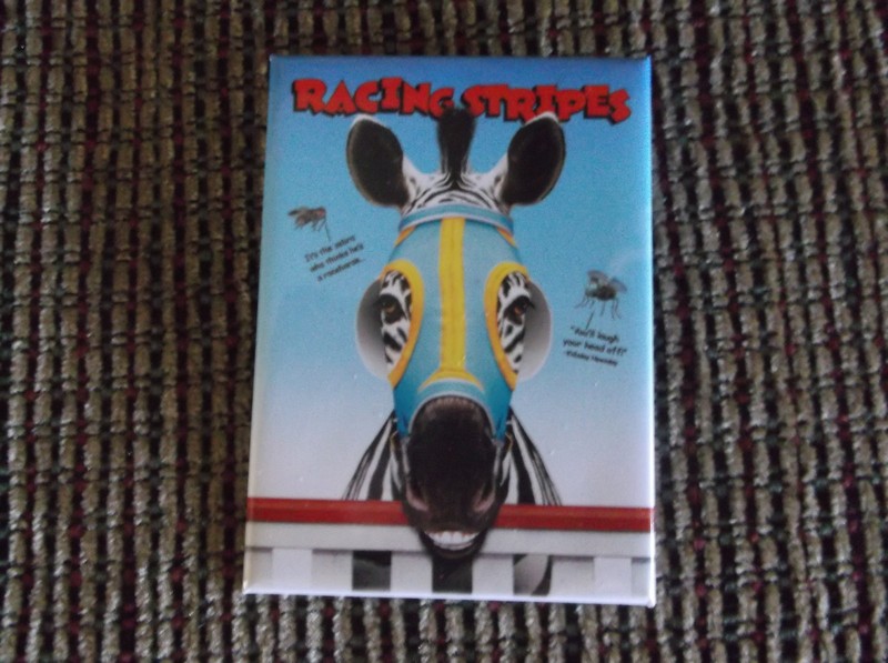 RACING STRIPES ( ZEBRA ) PROMOTIONAL RETAIL MOVIE PIN DATED 2005