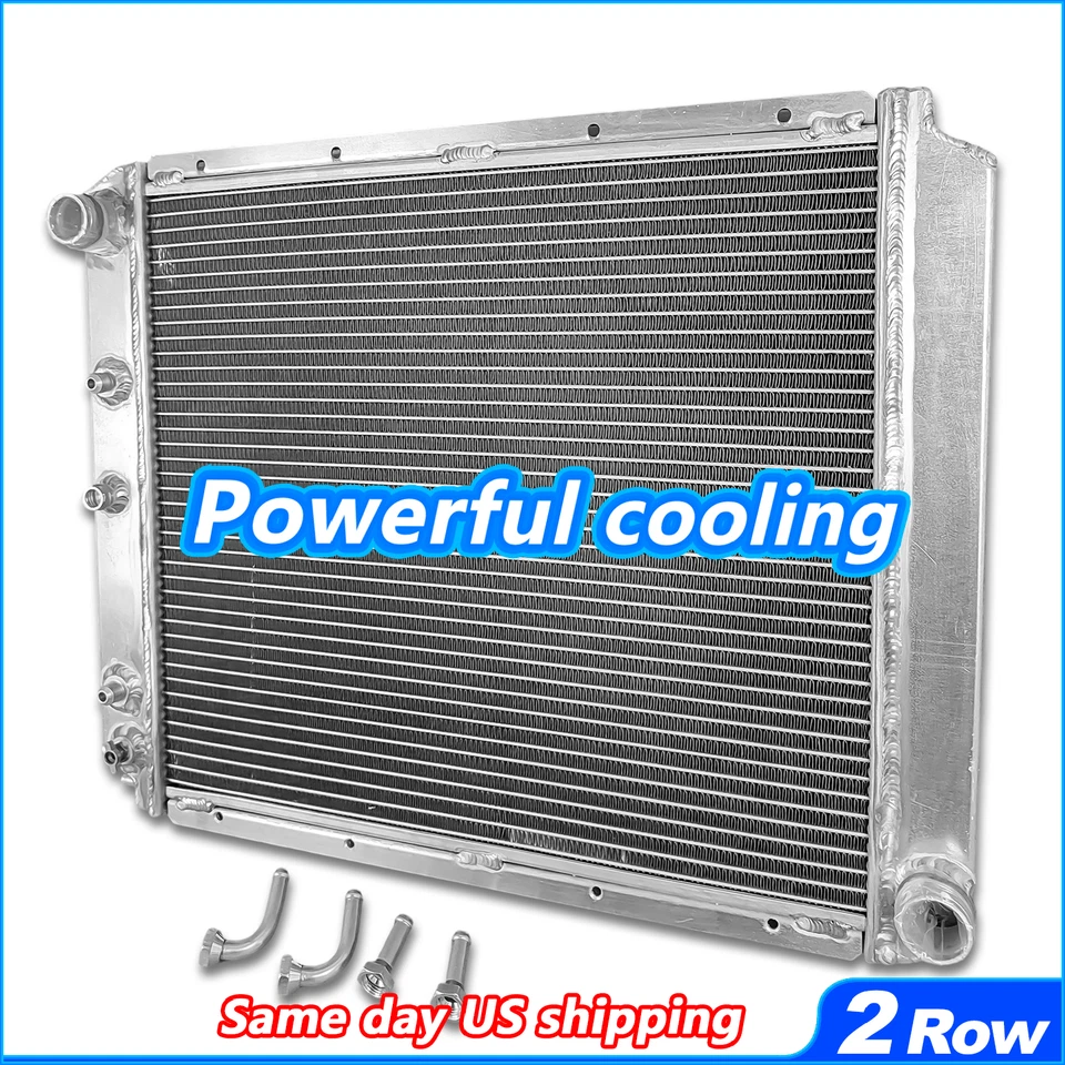 Aluminum Radiator Fits Volvo 240 242 244 245 264 740 745 760 780 940 DL GLE - Image 3 of 4