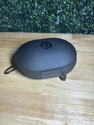 Beats By Dr Dre Headphone Case Black Hard Shell Zip Close - CASE ONLY