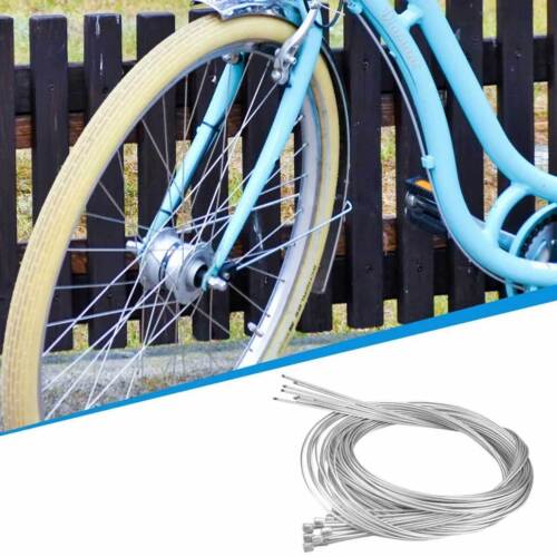 10X Bicycle Bike Brake Cables Stainless Steel Front Rear Inner Wire 5.6ft / 1.7m - Picture 9 of 25