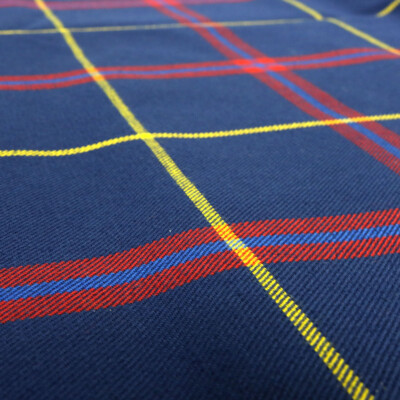Star Fleet Poly/Viscose Tartan REMNANT 60'' x 42''
