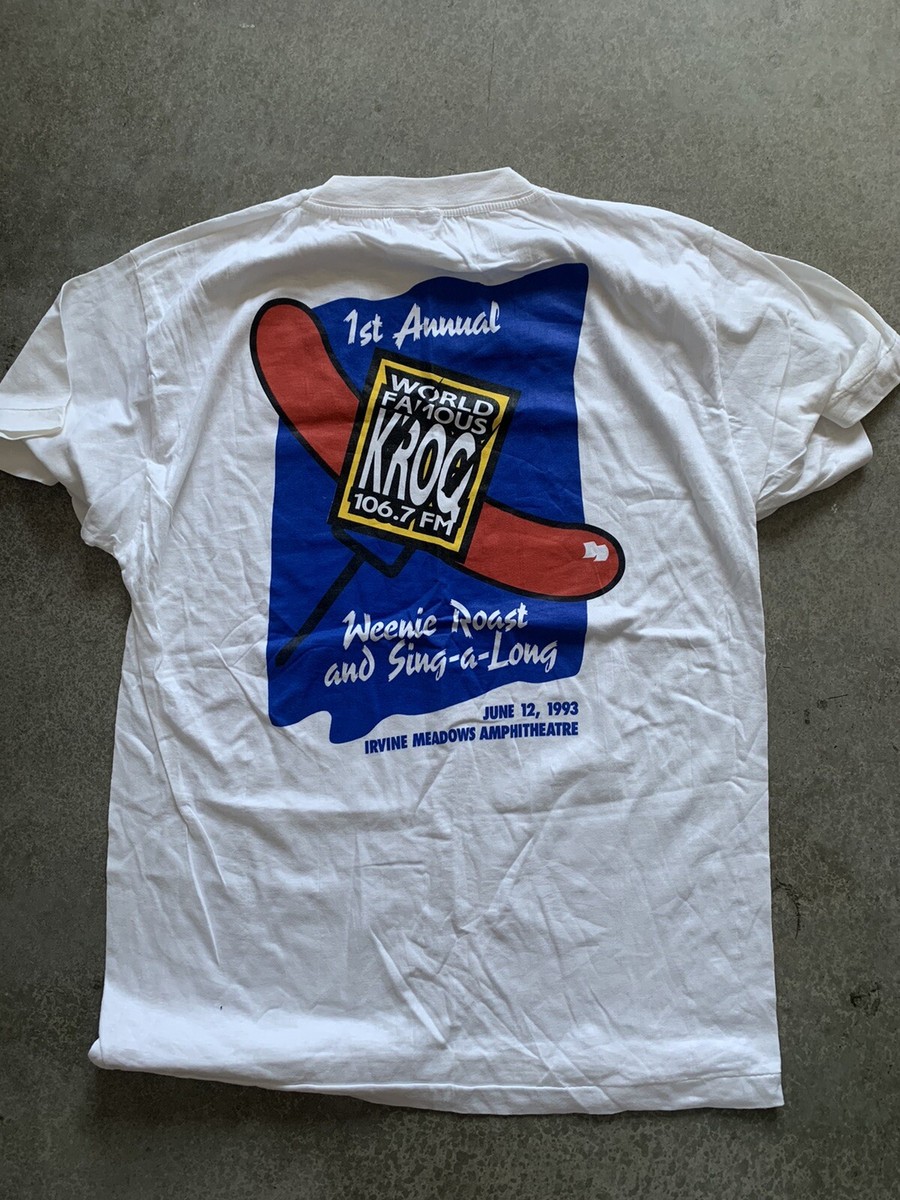 KROQ - Weenie Roast - 1993 - 1st Annual - T-shirt (large) | eBay