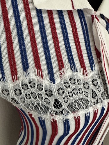 Lyn Around striped maxi dress, red/blue/white. Very coastal, . S. Japan Style - Picture 2 of 11
