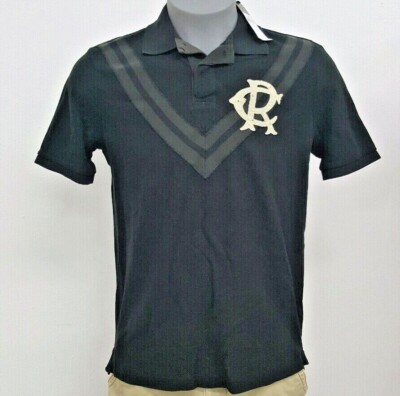 Ralph Lauren Black Chevron Classic S/S Men's Rugby Polo Shirt NWT $125 Choose Sz