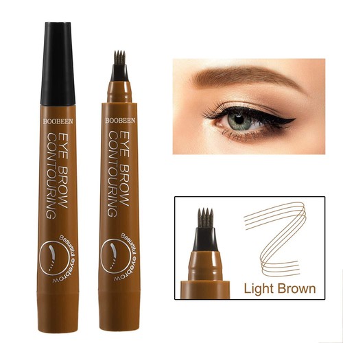 Microblading Tattoo Eyebrow Ink Pen Long Lasting Eye Brow Pencil 3D Fork Makeup - Picture 10 of 21