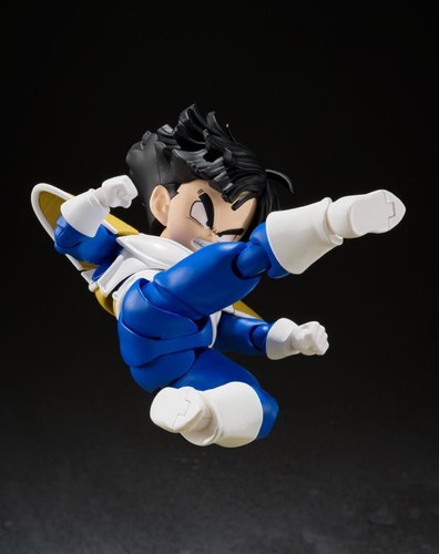 Figura de acción Dragon Ball Z Son Gohan Battle Cloth S. H. Sh Figuarts Bandai - Imagen 4 de 6