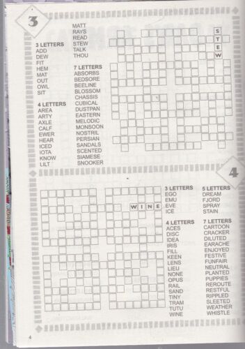 400 CRISS CROSS PUZZLES - 4 COPIES OF JUST CRISS CROSS BOOK MAGAZINE - BRAND NEW - Picture 10 of 24