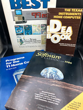 Vintage Computer Books for the TI-99/4A - Lot of 4 - Programming, Etc