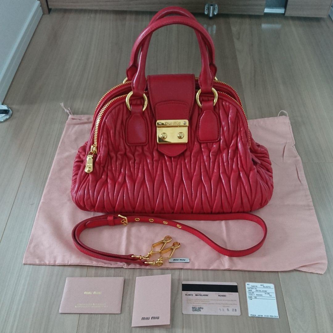 バッグ・カバンその他 MIU MIU Women Bags 5BP088VOOOAN88 F0011 ROSSO Red Miu Miu Miu Bag Rosso Red | eBay