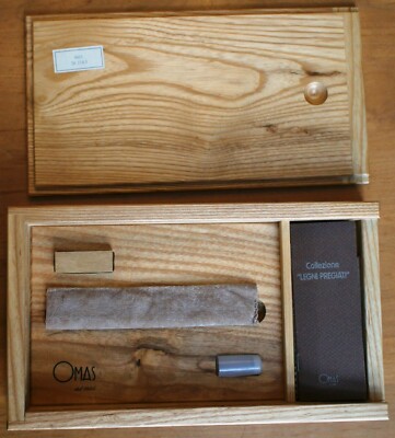 OMAS Collezione Legni Pregiati Precious Wood Limited Edition Fountain Pen Box 1