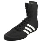 adidas Box Hog 2 Mens Boxing Shoes in Black White - 7 UK