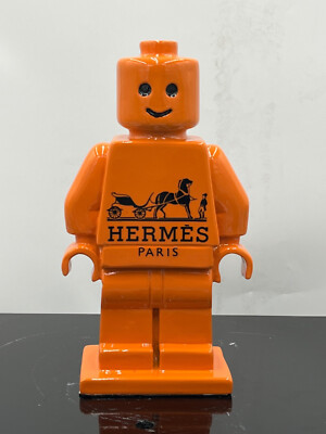 HERMES LEGO, limitierte Skulptur Hermès, Design Naor26, handsigniert, Nr. 9/26