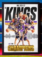 Framed 2022 SYDNEY KINGS NBL Champions Basketball Poster - 84cm x 59cm x 3cm