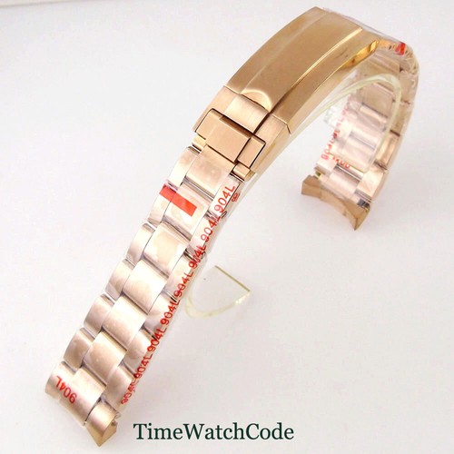 20mm Watch Strap Oyster/Jubilee Stainless Steel Bracelet For 40mm Bliger Watch - Picture 18 of 27