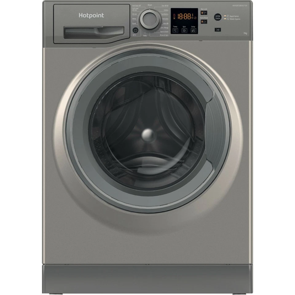 Hotpoint NSWM 7469 GG UK 7Kg Washing Machine Graphite 1400 RPM A Rated