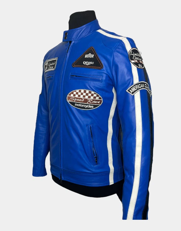 GIACCA GIUBBINO GIUBBOTTO IN DI PELLE UOMO ART U0387 Tg. DISPONIBILI DA 46 a 60 Foto 4 de 4