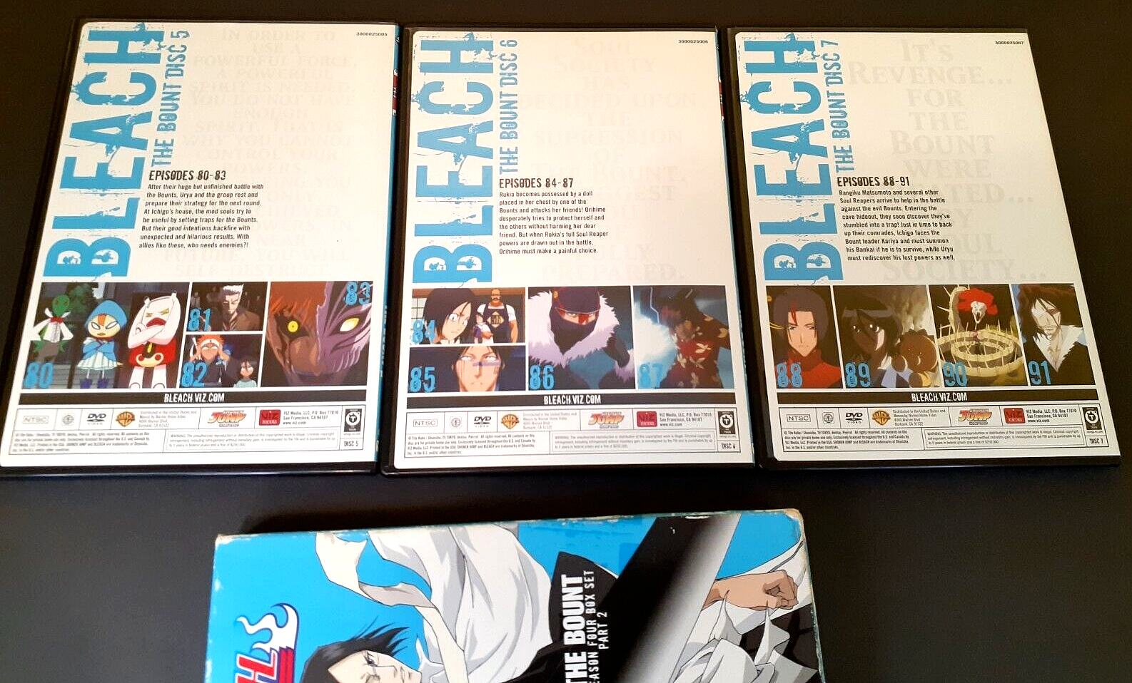 Viz Media Bleach Uncut Set 4 Part 2 (Eps 80-91) DVD*