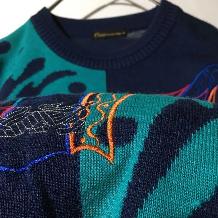 Suéter Vintage Años 90 Manga Larga Hecho en JAPÓN Talla M de Japón Foto 2 de 4