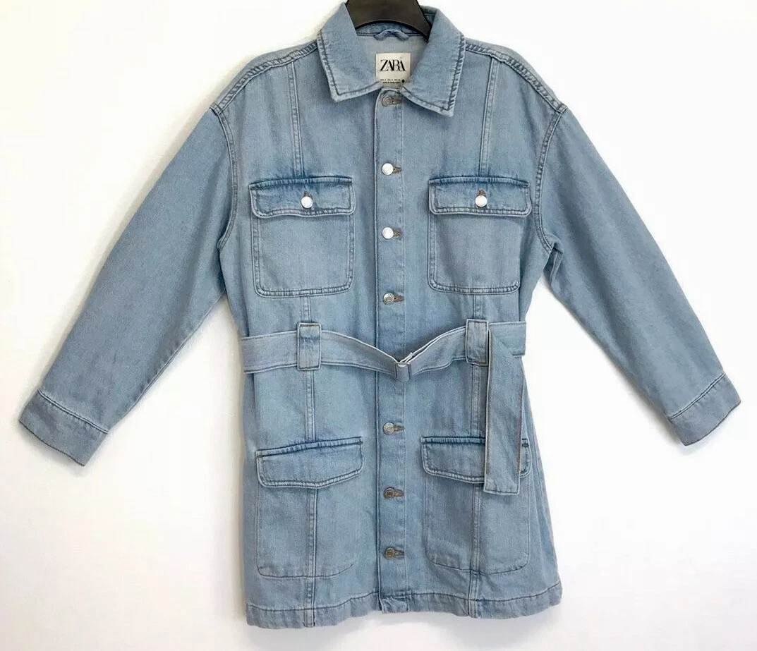 Zara long on sale jean jacket