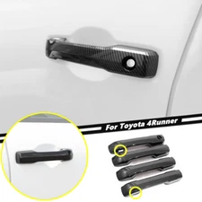 Car Door Handle Cover Trim Fit For Toyota 4Runner 2025+ Accessories Carbon Fiber