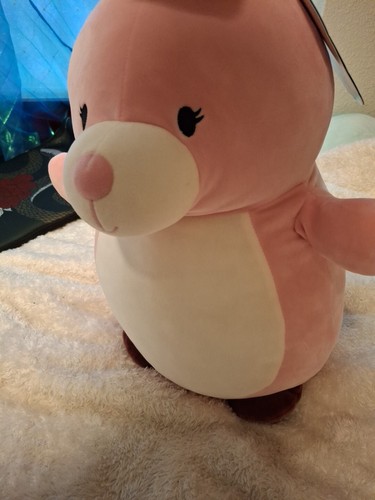 Squishmallows Bop Bunny HugMees Easter 2022 Pink Hug Mee BNWT Kellytoy 20” - Picture 4 of 5
