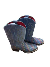 NIB - MACIE BEAN BOOTS Girl's 'UNBEWEAVABLE' Tuitti Fruitti WESTERN BOOTS - 3