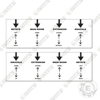 HIAB 031, 035, 045, Hydraulikkran | Aufkleber - DE