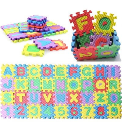 small foam alphabet puzzle