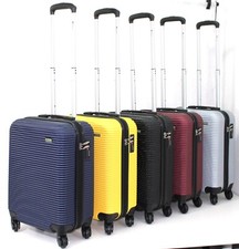 Trolley cabina 55 cm EasyJet Ryanair 4 ruote valigia bagaglio leggero guscio borsa
