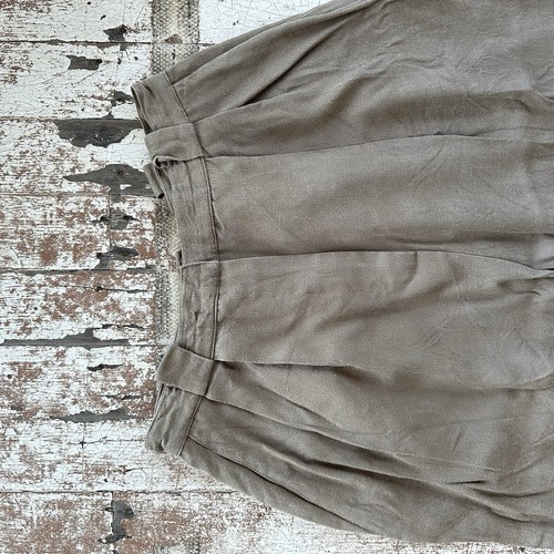 Trent Nathan Silk Pant Women S/M High Waist Trouser Vintage Slacks Tapered Leg - Picture 4 of 15