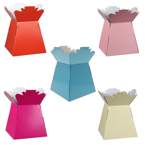 Bouquet Flower Boxes Living Vase Florist Box Plant Sweet Mother’s Day