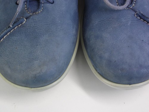 Hotter Comfort BARE Lace Up Flats Shoes Denim Blue Nubuck Size UK 6.5 eu 40 - Picture 3 of 10