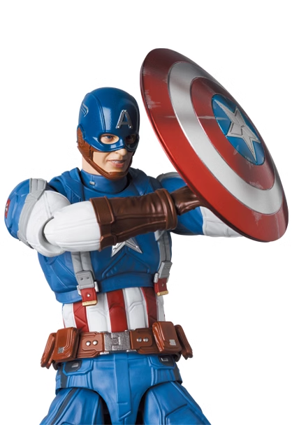 Medicom Mafex Captain America Comic Ver. Action Figure 6 inch | eBay