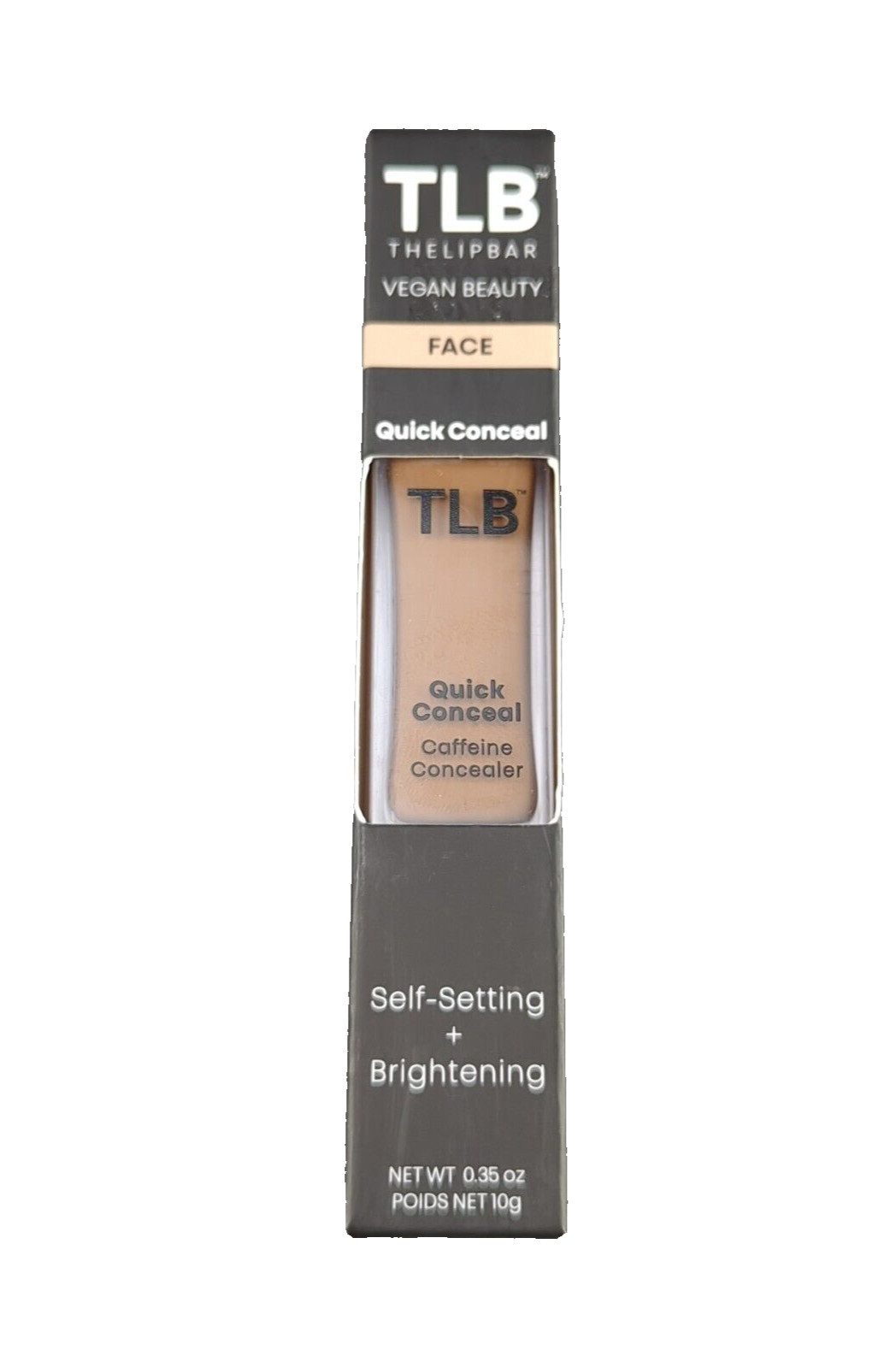 TLB The Lip Bar Concealer Corrector Self Setting Brightening "Mocha 5:00" .35 oz