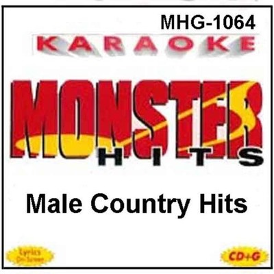 GEORGE STRAIT VINCE GILL - Monster Hits Karaoke #1064 - Male Country Hits - CD