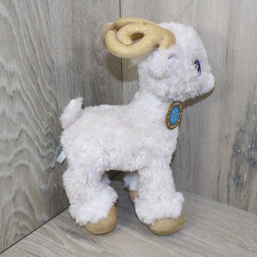 BAB Build A Bear GOLDEN GLISTEN White Plush Reindeer Stuffed Animal 16" - Picture 2 of 10