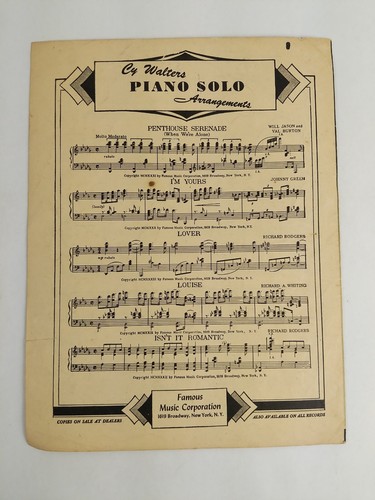 Vintage Sheet Music: To Each His Own, By Jay Livingston & Ray Evans, 1946 - Picture 8 of 9