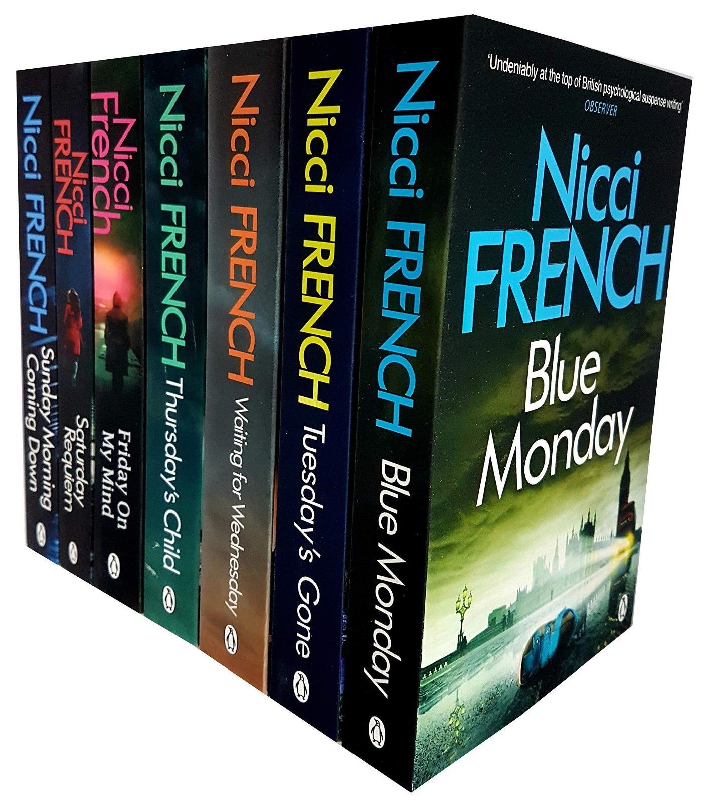 Frieda Klein Novel Series 7 Books Collection Set by Nicci French Blue Monday