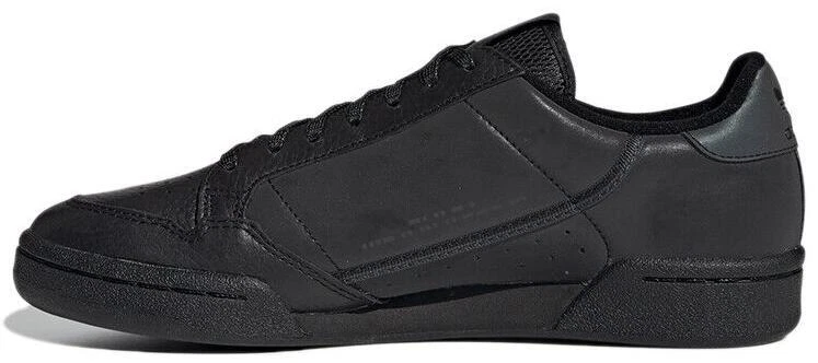 adidas gazelle silver green womens adidas Originals Continental 80 J Black Leather Trainers main image 1