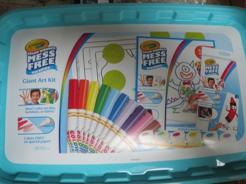 CRAYOLA COLOR WONDER CHAO FREE COLORING GIANT ART KIT - BRANDNEU - Bild 1 von 4