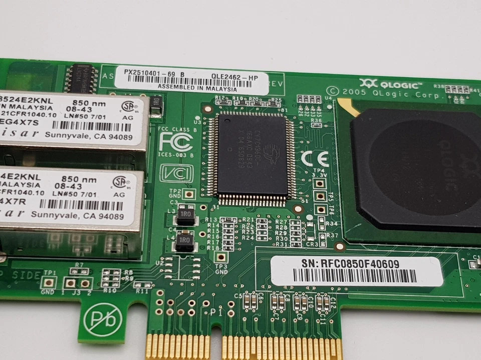 QLogic PX2510401 QLE2462-HP 4Gbps Fibre Channel PCIe (OFFERS WELCOME) BB-02-38 - Image 2 of 4