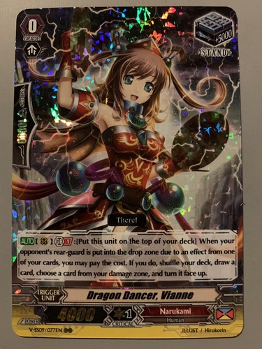 CARDFIGHT VANGUARD V-SS09 NARUKAMI SET DRAGONIC VANQUISHER VMAX CHO-OU RRR - Foto 8 di 9